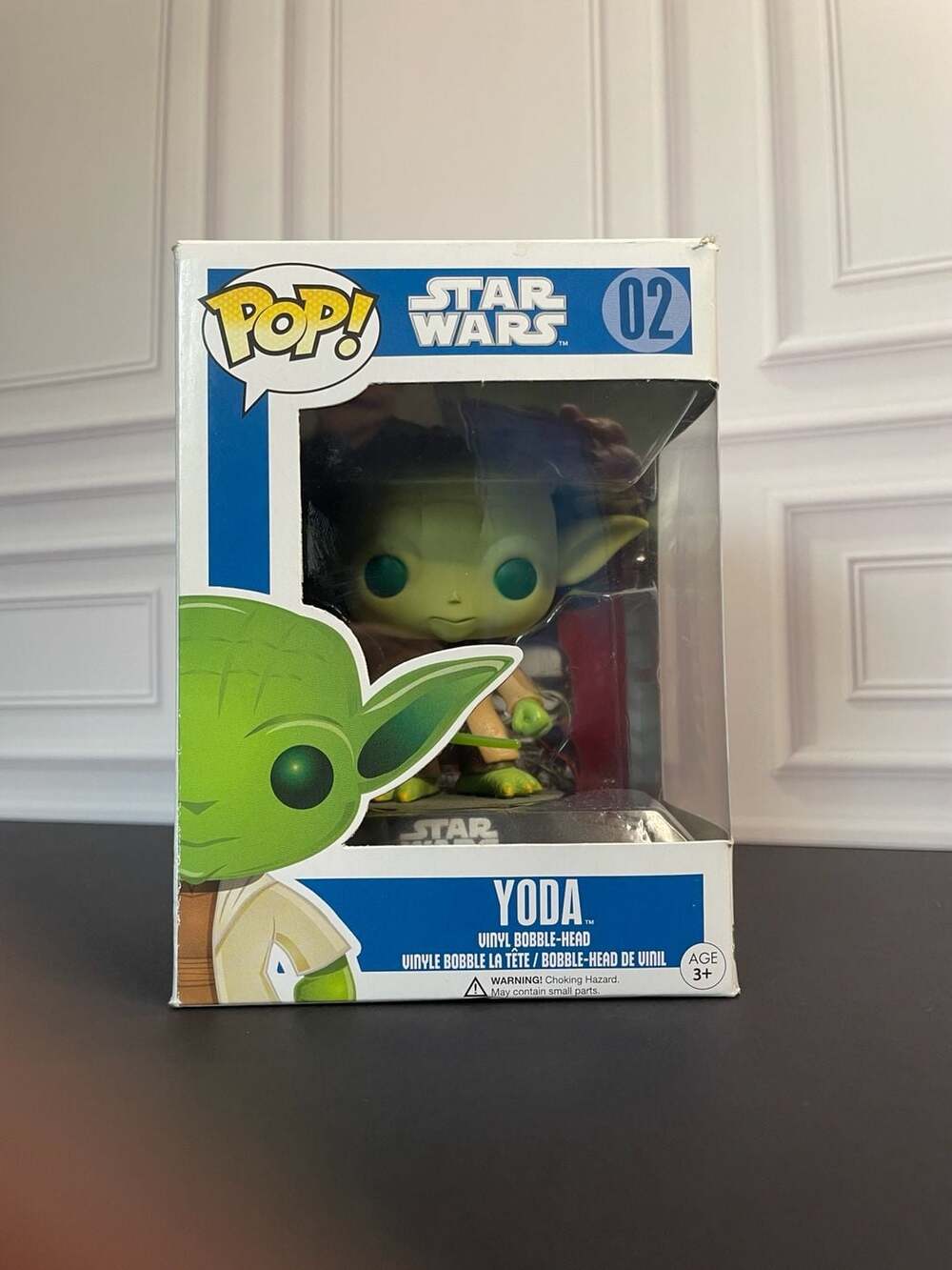 Funko Pop! Star Wars Yoda #02 Vinyl Bobble-Head (Blue Box Series)